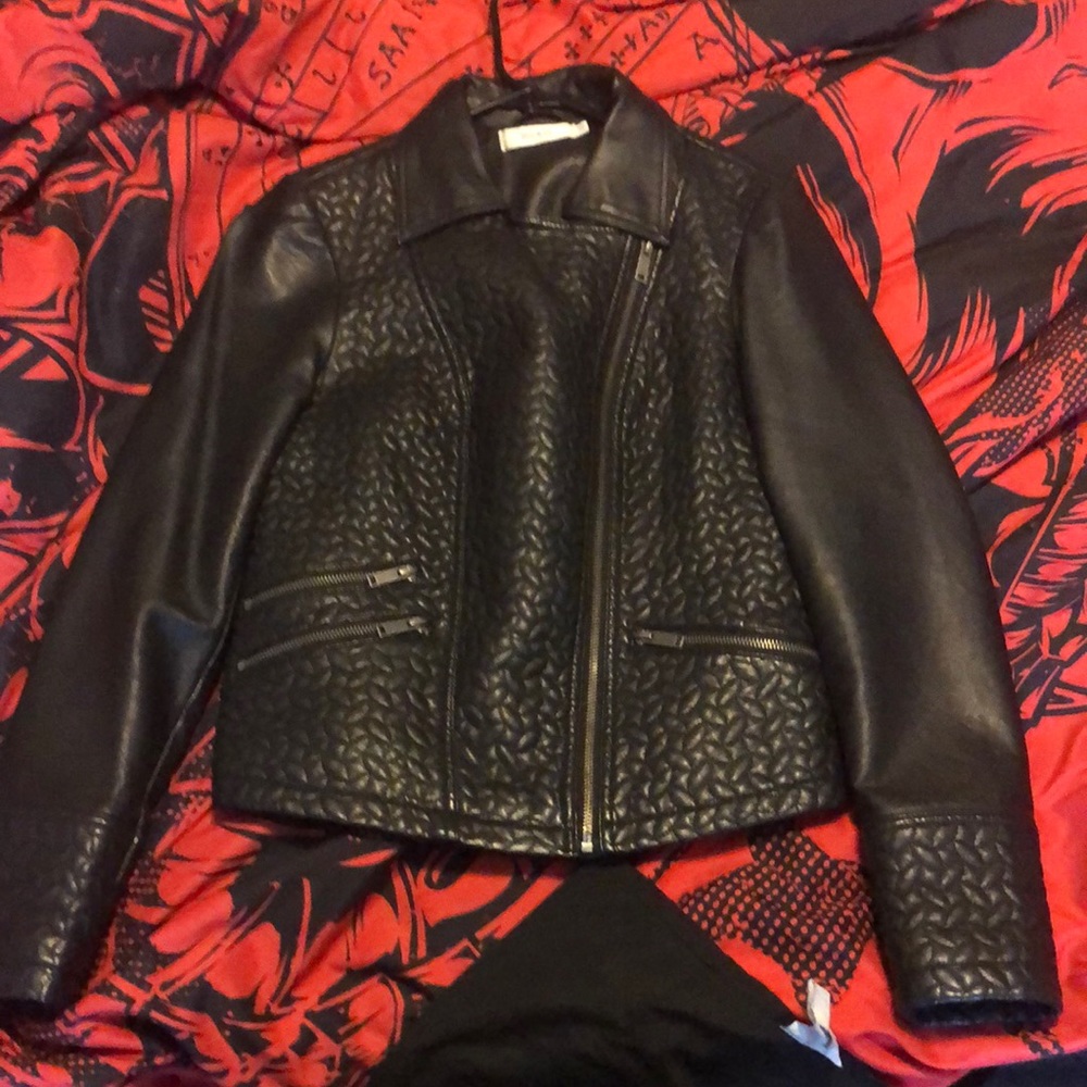 Ladies leather jacket size small
